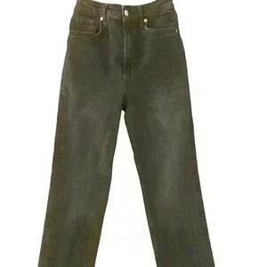 FREE PEOPLE  We the Free size 25 Black Jeans raw hem high rise EXC CON